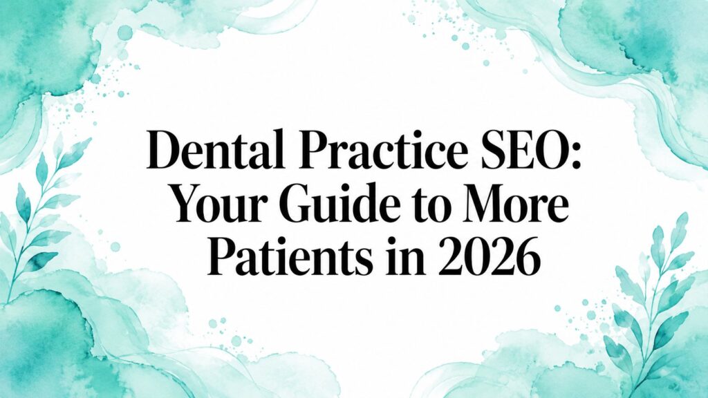 Dental Practice SEO: Your Guide to More Patients in 2026