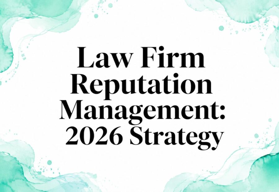 Law Firm Reputation Management: 2026 Strategy