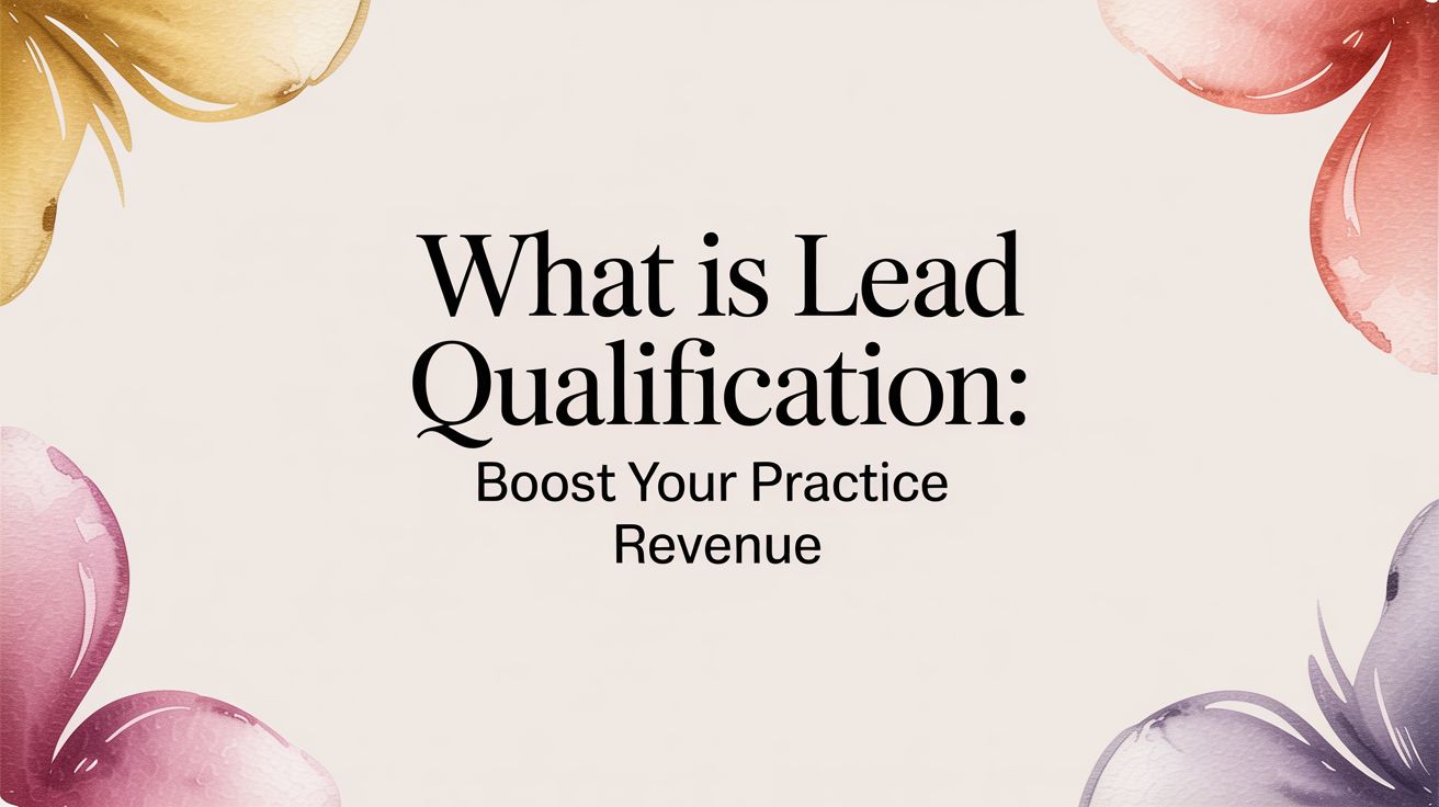 What Is Lead Qualification: Boost Your Practice Revenue