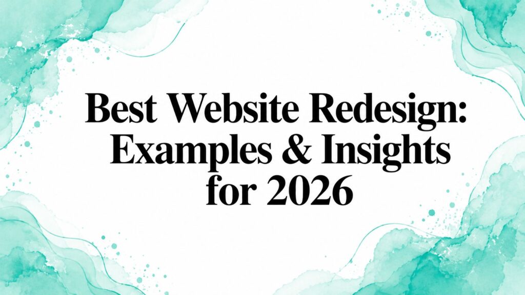 Best Website Redesign: Examples & Insights for 2026