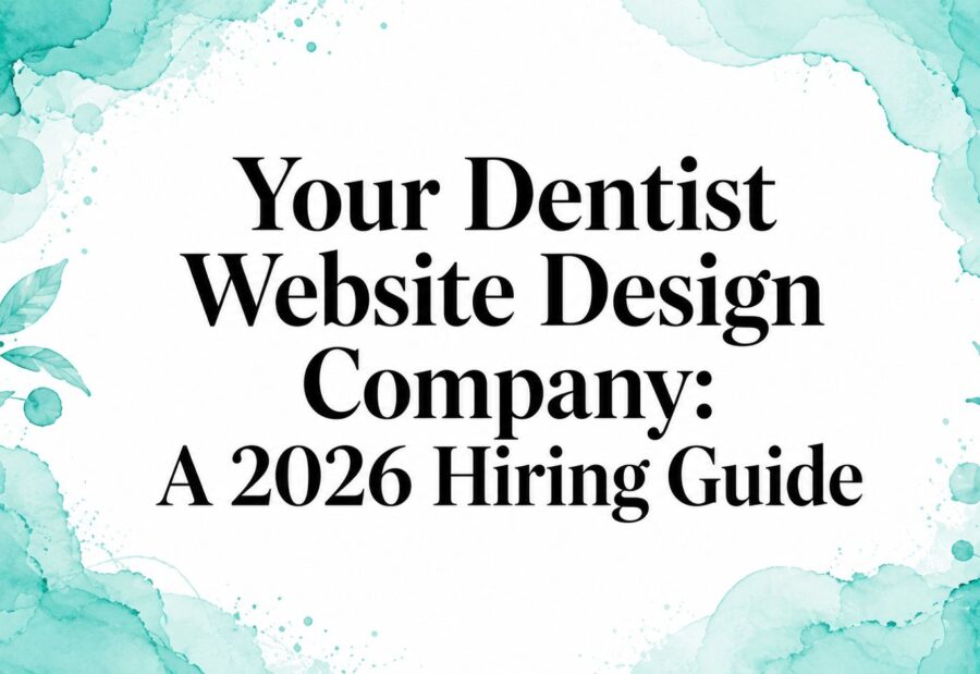 Your Dentist Website Design Company: A 2026 Hiring Guide