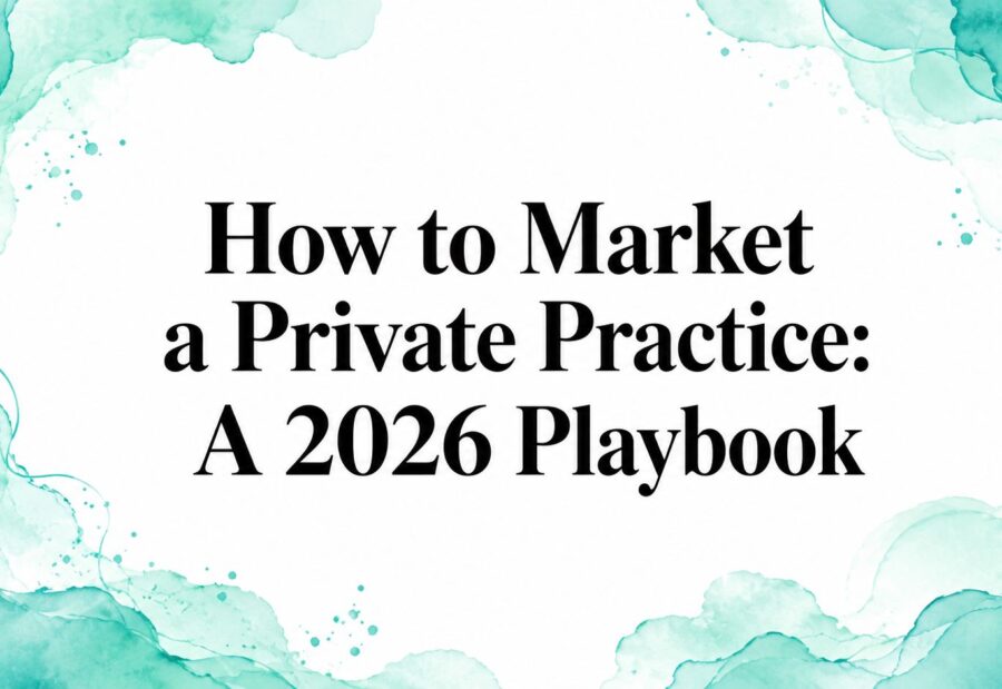 How to Market a Private Practice: A 2026 Playbook