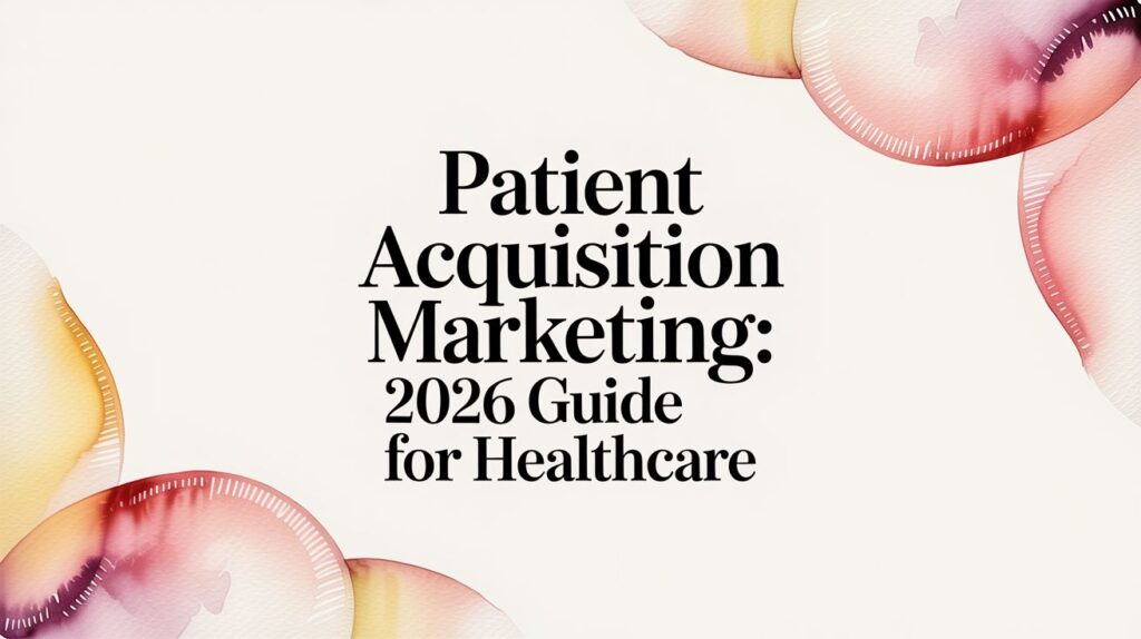 Patient Acquisition Marketing: 2026 Guide for Healthcare