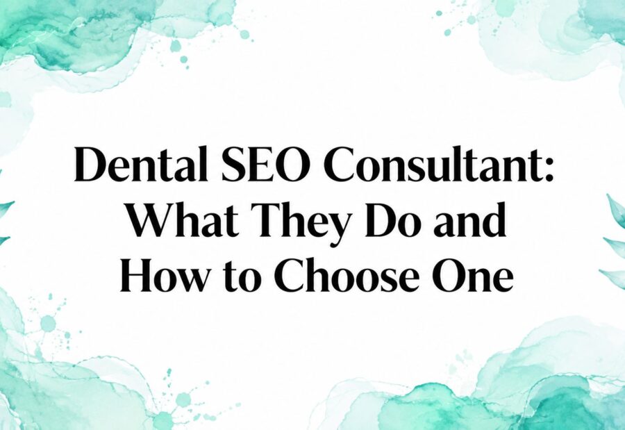 Dental SEO Consultant: What They Do and How to Choose One