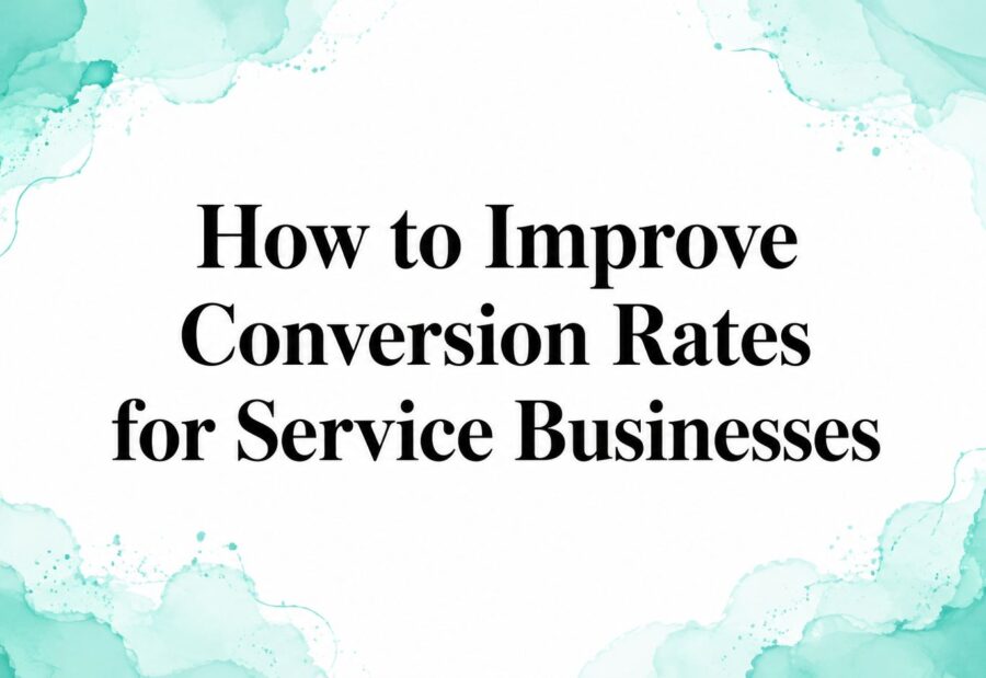 How to Improve Conversion Rates for Service Businesses