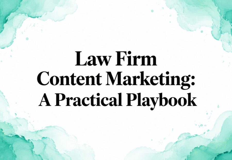 Law Firm Content Marketing: A Practical Playbook