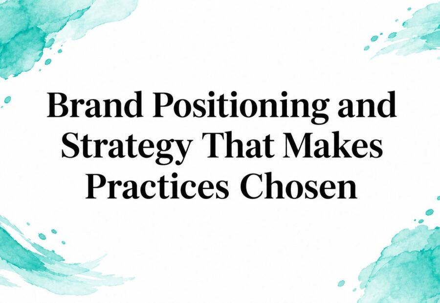 Brand Positioning and Strategy That Makes Practices Chosen