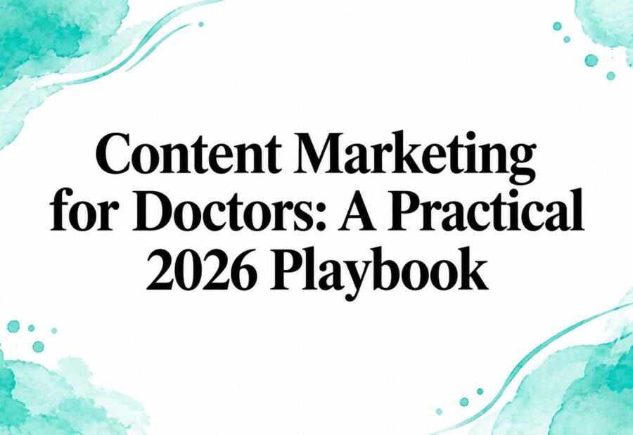Content Marketing for Doctors: A Practical 2026 Playbook