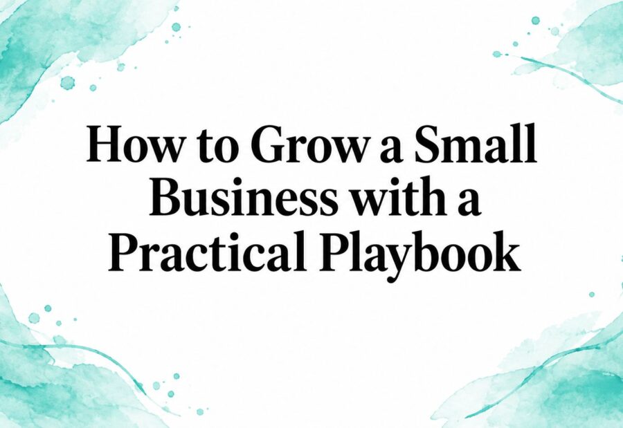 How to Grow a Small Business with a Practical Playbook