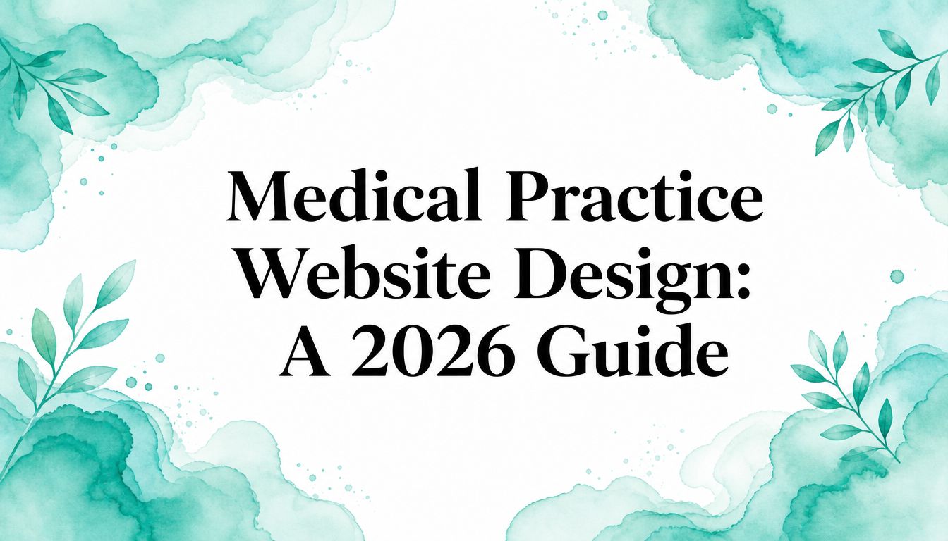 Medical Practice Website Design: A 2026 Guide