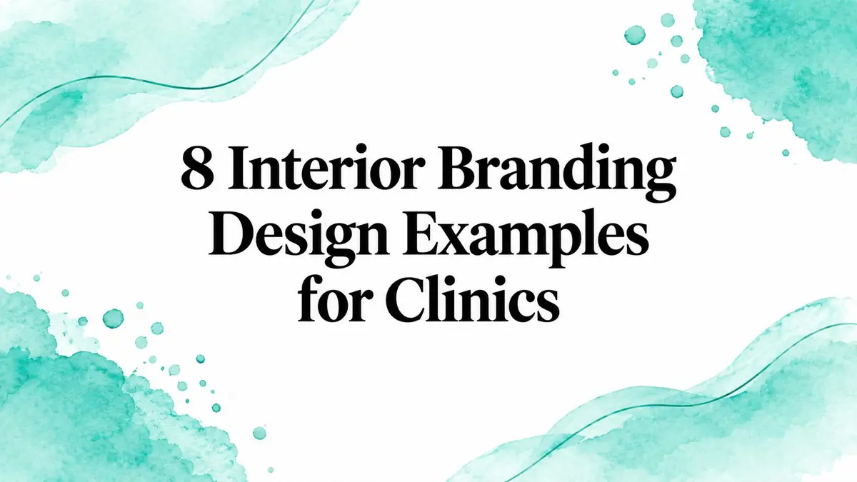 8 Interior Branding Design Examples for Clinics
