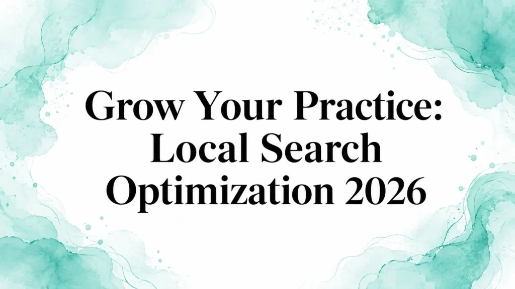 Grow Your Practice: Local Search Optimization 2026