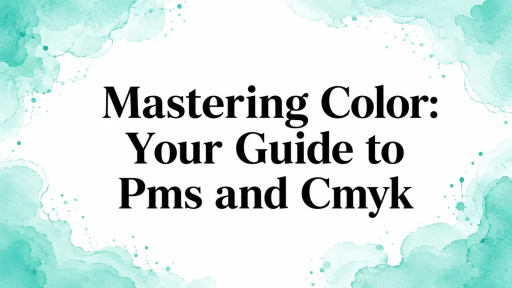 Mastering Color: Your Guide to Pms and Cmyk