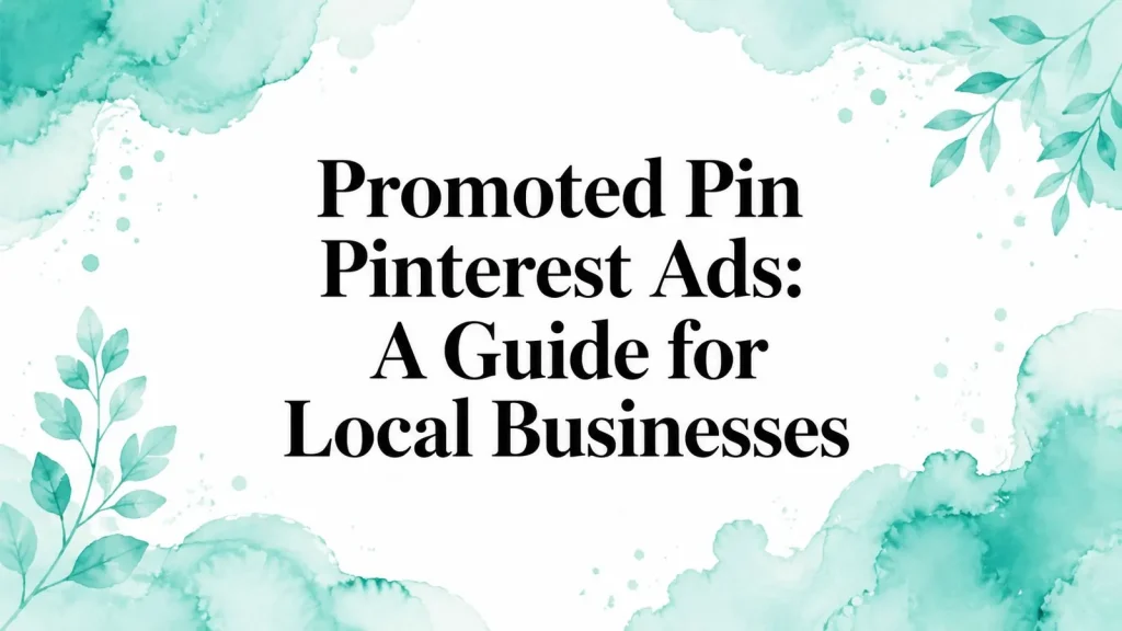 Promoted Pin Pinterest Ads: A Guide for Local Businesses