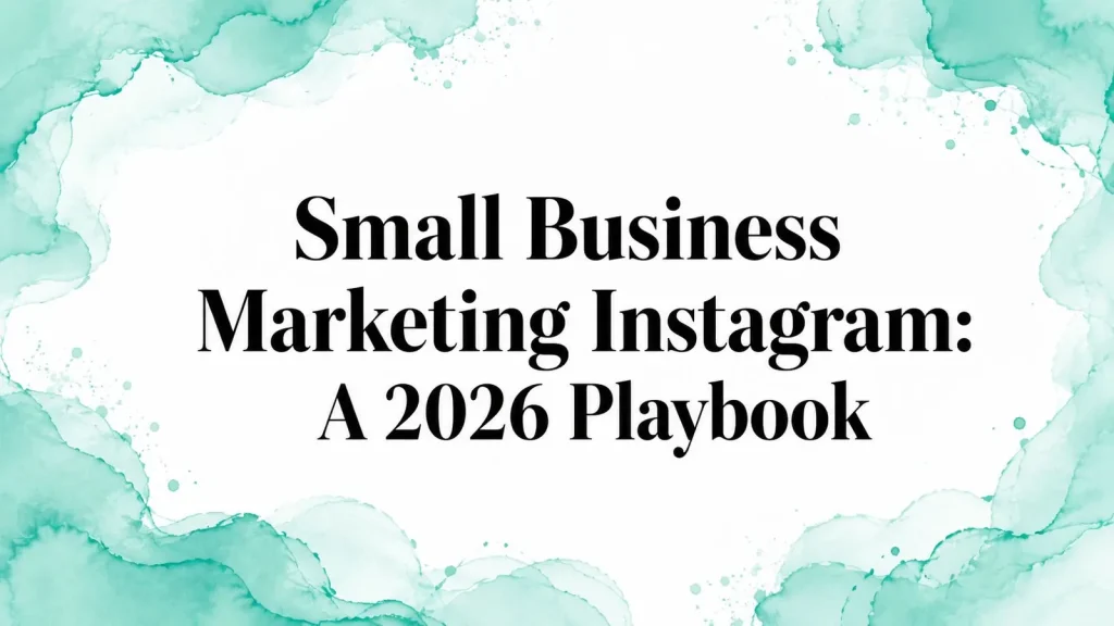Small Business Marketing Instagram: A 2026 Playbook