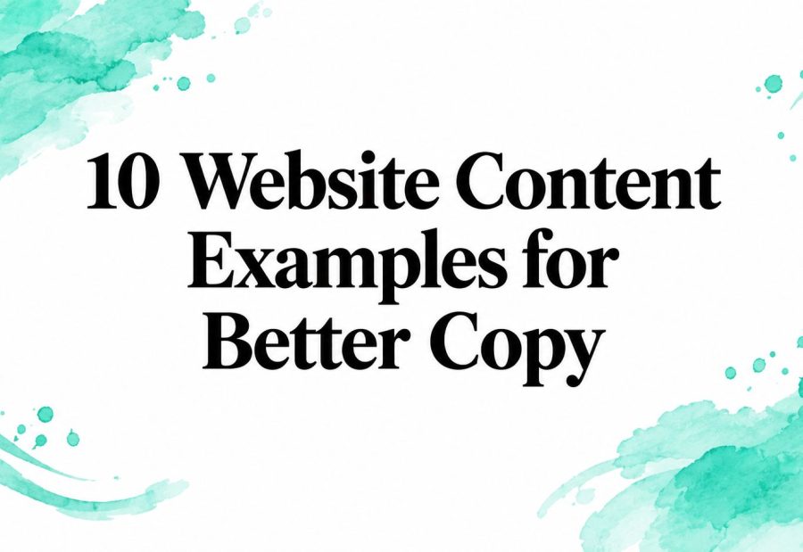 10 Website Content Examples for Better Copy